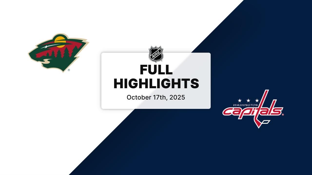 NHL Highlights | Wild vs. Capitals | October 17, 2025