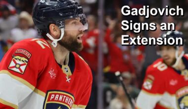 Myers and Cole Fined, Panthers Extend Gadjovich, Sharks Waive Carlsson and Thompson