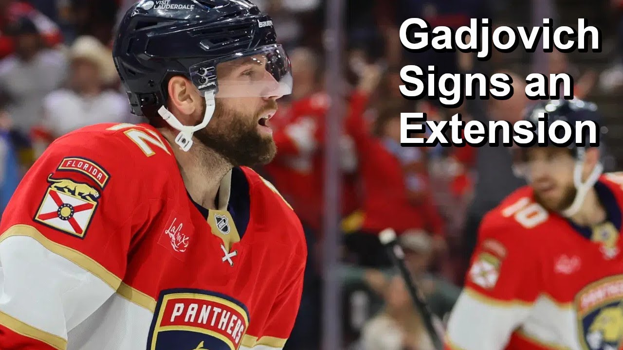 Myers and Cole Fined, Panthers Extend Gadjovich, Sharks Waive Carlsson and Thompson