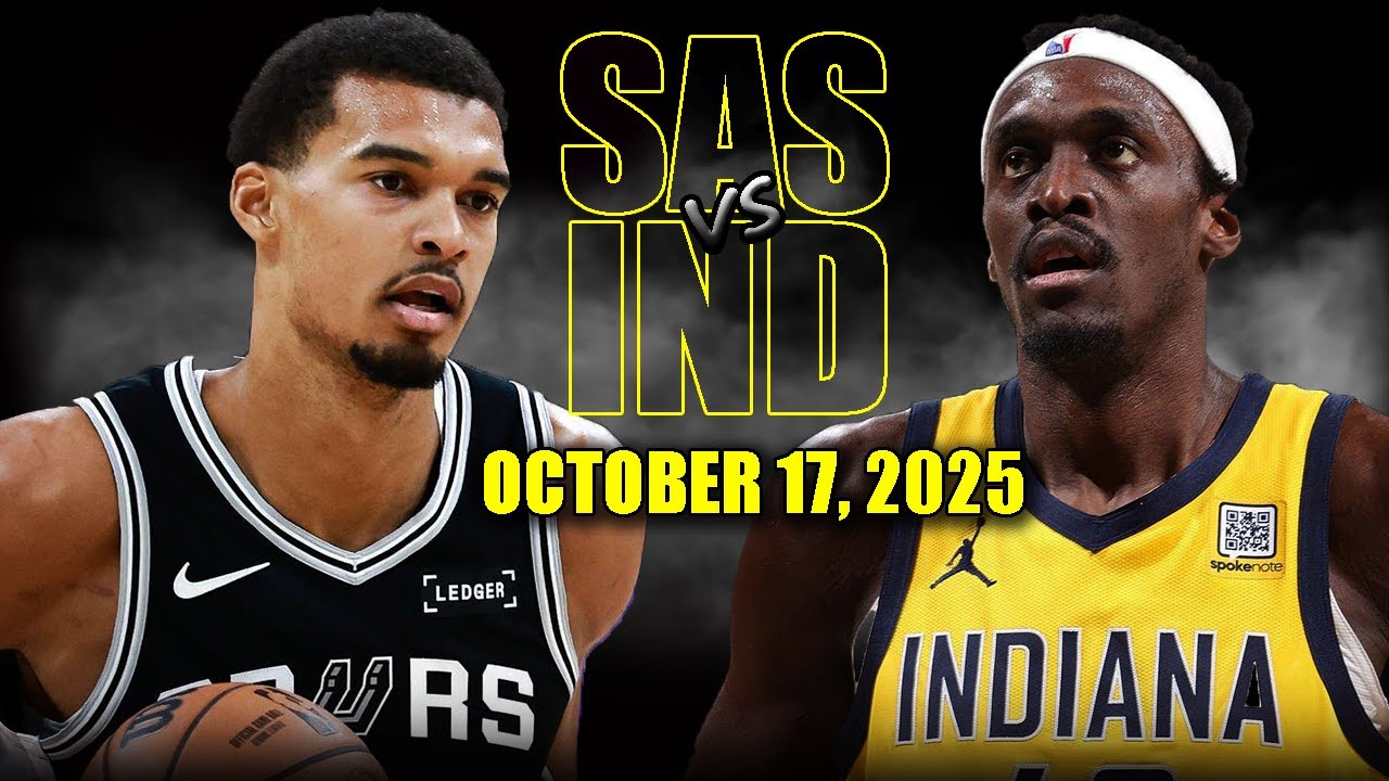 San Antonio Spurs vs Indiana Pacers Full Game Highlights - October 17, 2025 | NBA Preseason