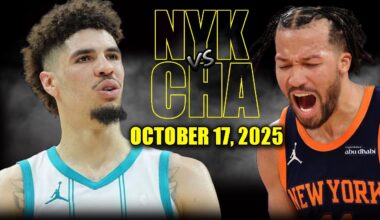 New York Knicks vs Charlotte Hornets Full Game Highlights - October 17, 2025 | NBA Preseason