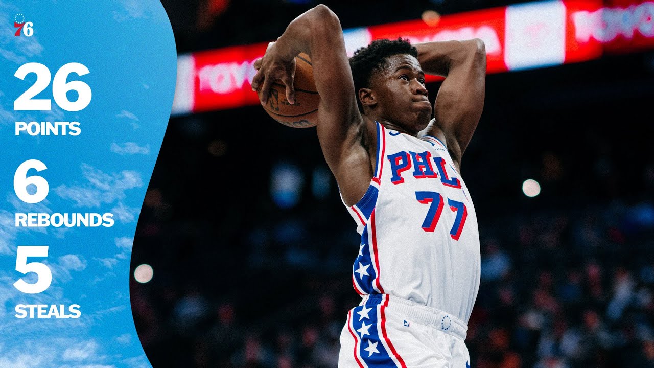 VJ Edgecombe SHOWS OUT in South Philly Debut