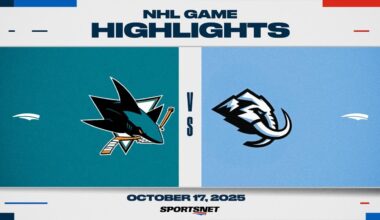 NHL Highlights | Sharks vs. Mammoth - October 17, 2025