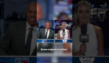 This Sportsnet reporter took a tumble! #shorts