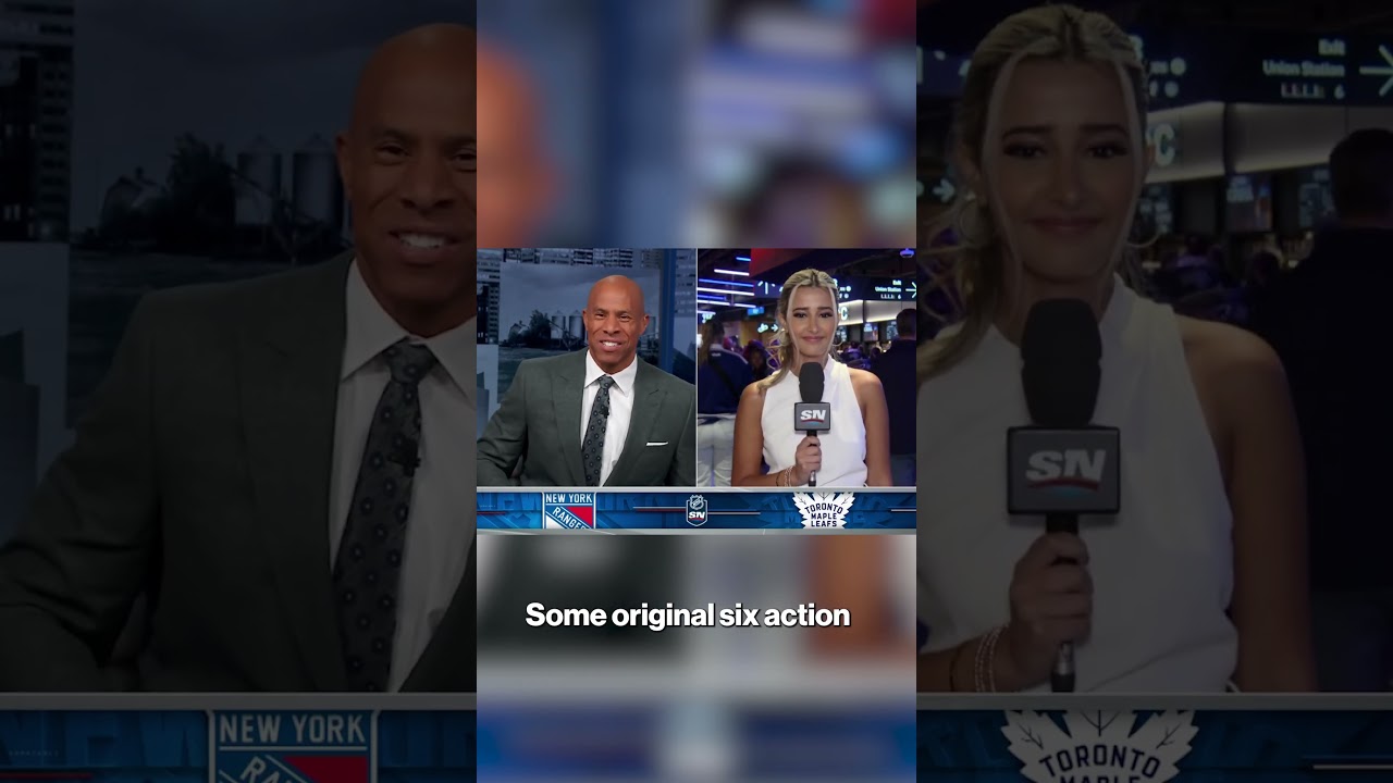 This Sportsnet reporter took a tumble! #shorts