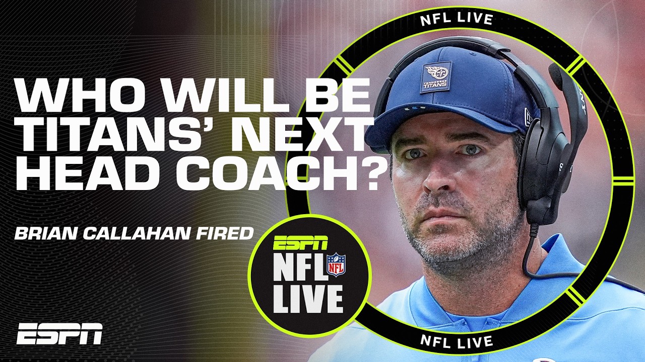 The Titans' offense has been an 'ABJECT DISASTER' 🗣️ Thoughts on Brian Callahan's firing | NFL Live