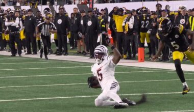 What a play! Higgins' slide sets up Bengals' game-winning FG