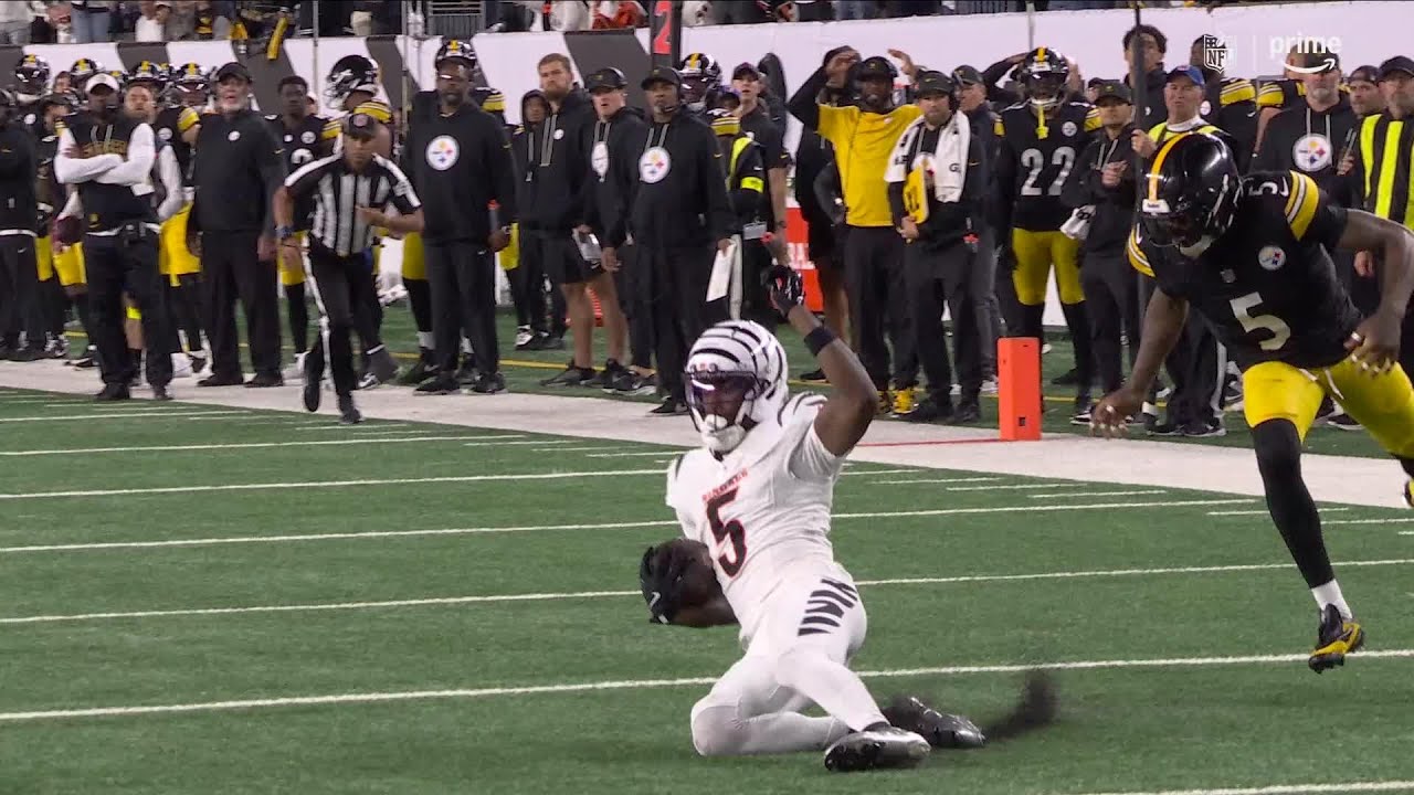 What a play! Higgins' slide sets up Bengals' game-winning FG