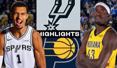Spurs Vs Pacers FULL GAME HIGHLIGHTS