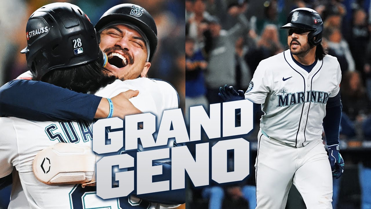 Eugenio Suárez's CLUTCH GRAND SLAM makes the difference for the Mariners in Game 5 of the ALCS! 😳