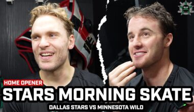 Jake Oettinger & Mikko Rantanen EXCITED For Dallas Stars Home Opener