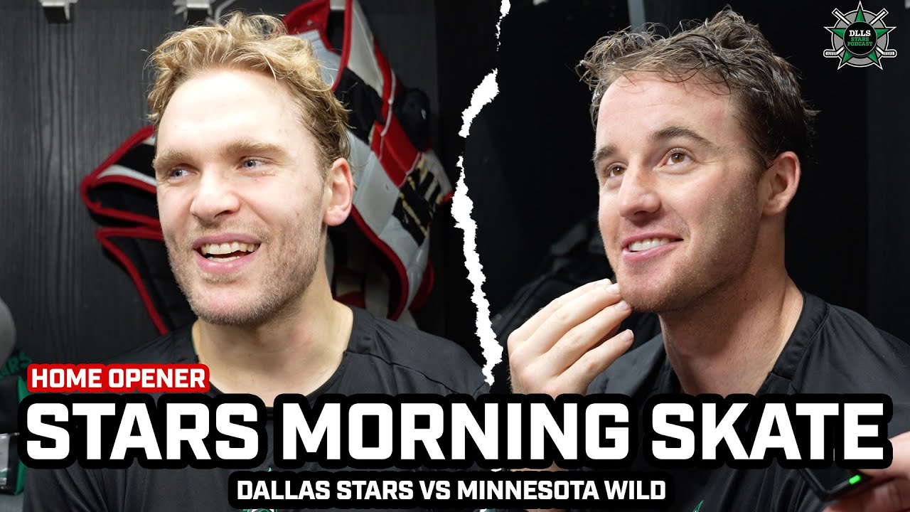 Jake Oettinger & Mikko Rantanen EXCITED For Dallas Stars Home Opener
