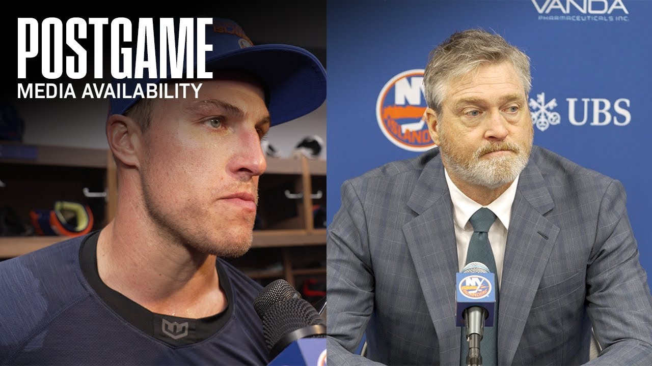 Postgame Availability | NYI vs WPG (10/13/25)