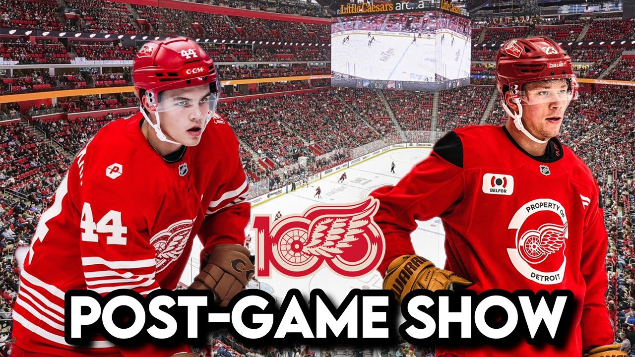 Detroit Red Wings vs Tampa Bay Lightning LIVE POST GAME SHOW | Woodward Wings