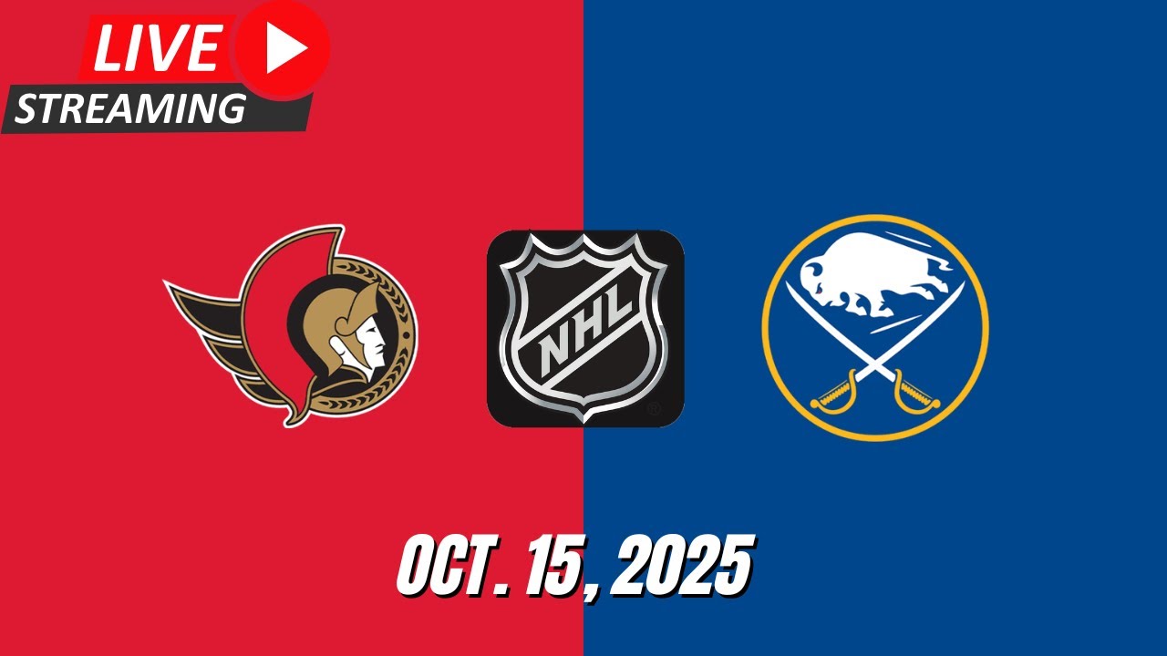 NHL LIVE! Buffalo Sabres vs Ottawa Senators | Regular Season | October 15, 2025 | Full Game Live
