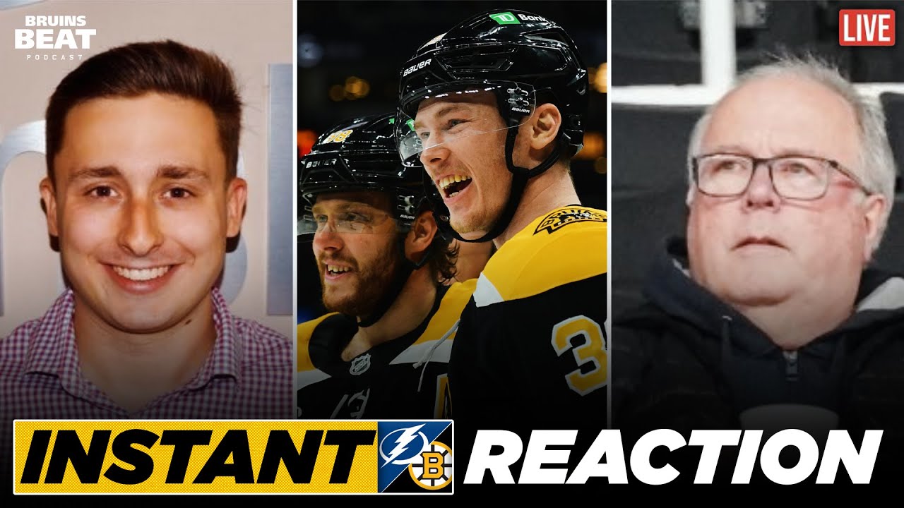 Bruins vs Lightning Instant Reaction: Boston Loses First Game of Year | Bruins Beat