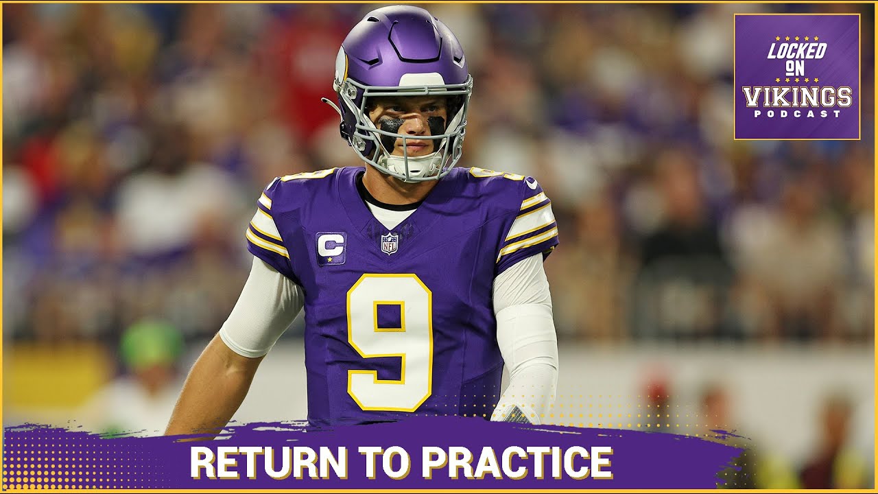 J.J. McCarthy RETURNS To Practice & The Rubber Meets The Road