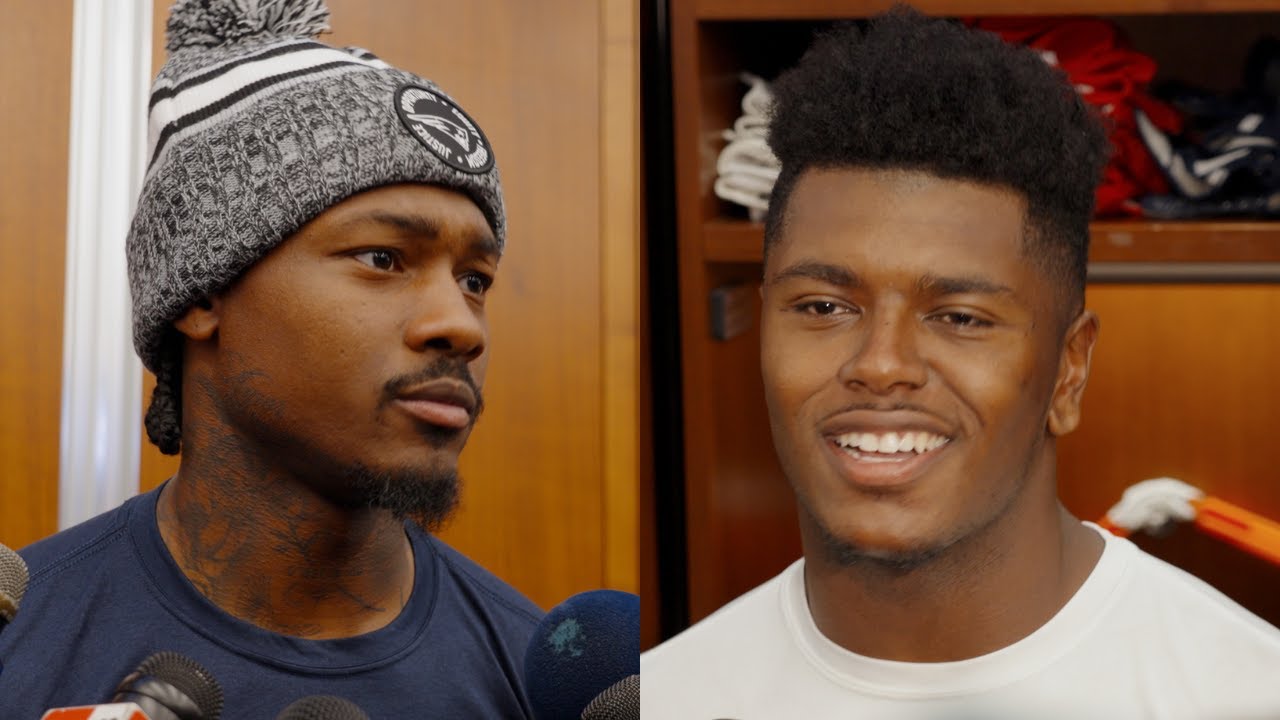 Stefon Diggs & Jaylinn Hawkins Address the Media | Patriots Press Conference