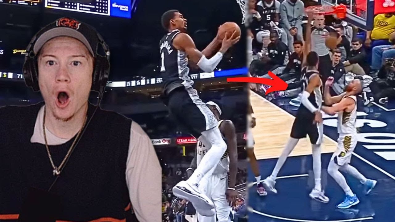 Wemby looks SCARY... Reacting to Spurs vs Pacers Preseason!