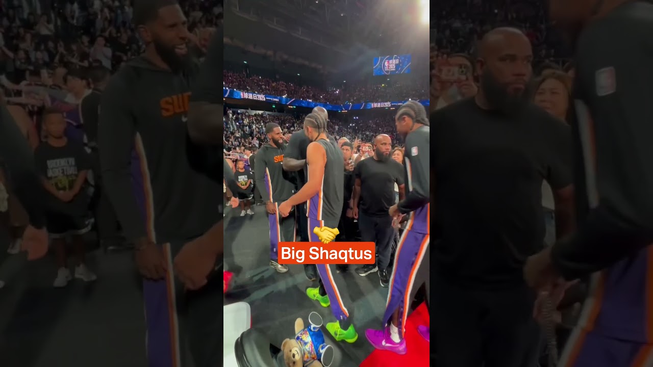 Shaq in the house and showing the guys love 🤝 #shorts