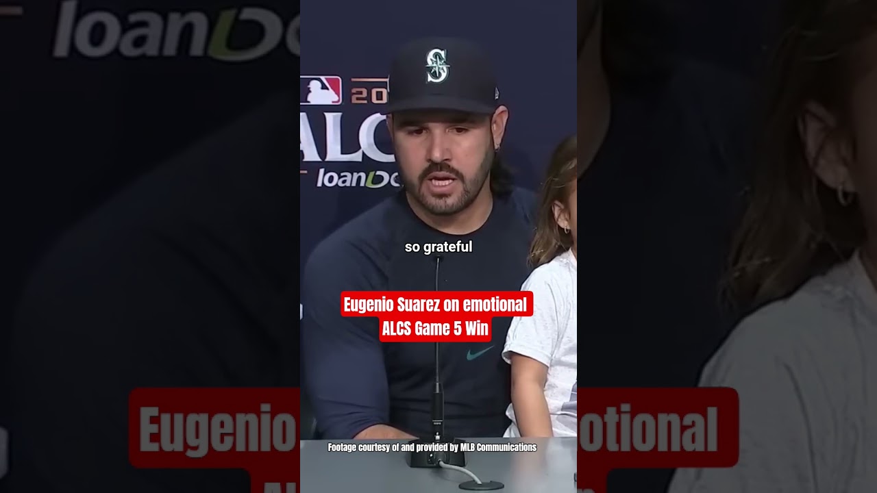 Mariners' Eugenio Suarez on Emotional ALCS Game 5 Win, Grand Slam