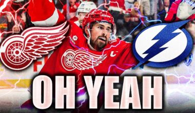 RED WINGS STUN LIGHTNING IN OVERTIME WIN! AXEL SANDIN-PELLIKKA'S FIRST NHL GOAL + DYLAN LARKIN
