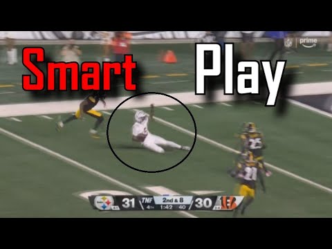 High IQ play by Tee Higgins wins the game | Cincinnati Bengals Vs Pittsburgh Steelers