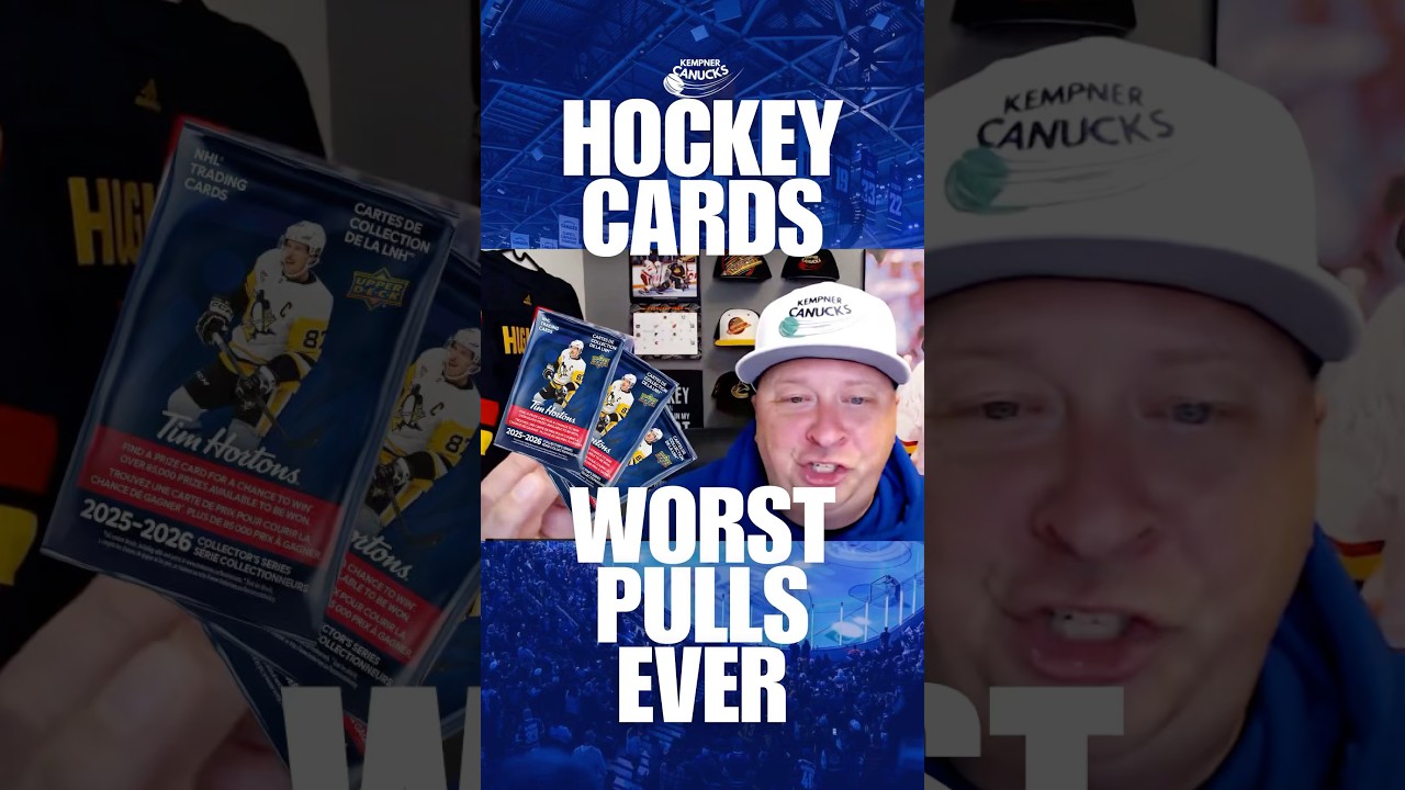 Hockey Cards! Worst Tim Hortons pulls ever!!! #canucks #nhl #hockey #flames