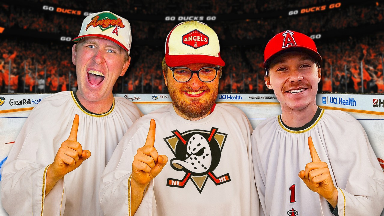 The Halo Boyz TAKEOVER A Ducks Hockey Game!