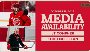 JT Compher, Todd McLellan Practice Media | Oct. 18, 2025