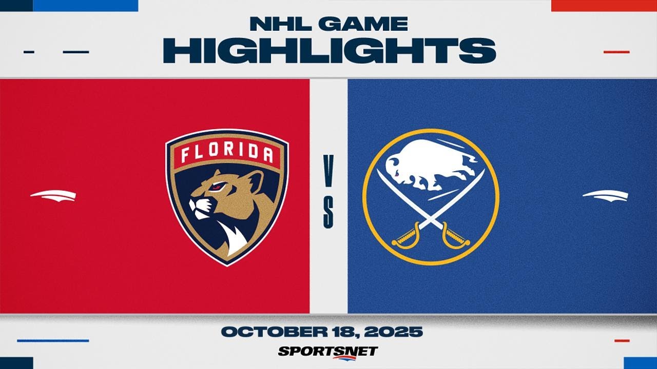 NHL Highlights | Panthers vs. Sabres - October 18, 2025
