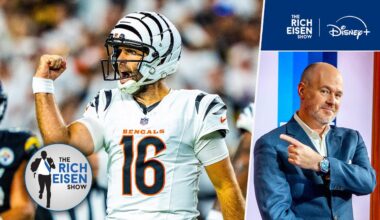 Rich Eisen Marvels at Joe Flacco’s Huge Night in the Bengals’ Pivotal WK7 Win vs the Steelers