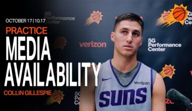 Collin Gillespie Phoenix Suns Practice Media Availability | 10-17-25