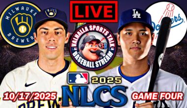 Los Angeles Dodgers vs Milwaukee Brewers ⚾ MLB  NLCS Game 4🟢 MLB Play By Play LIVE STREAM in 3D.