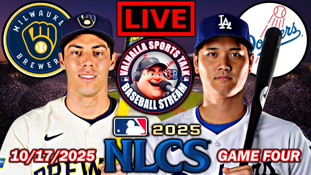 Los Angeles Dodgers vs Milwaukee Brewers ⚾ MLB  NLCS Game 4🟢 MLB Play By Play LIVE STREAM in 3D.