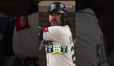 Highlights from a WILD Game 5 in Seattle 🔱🔥 #mlb #playoffs #mariners #bluejays