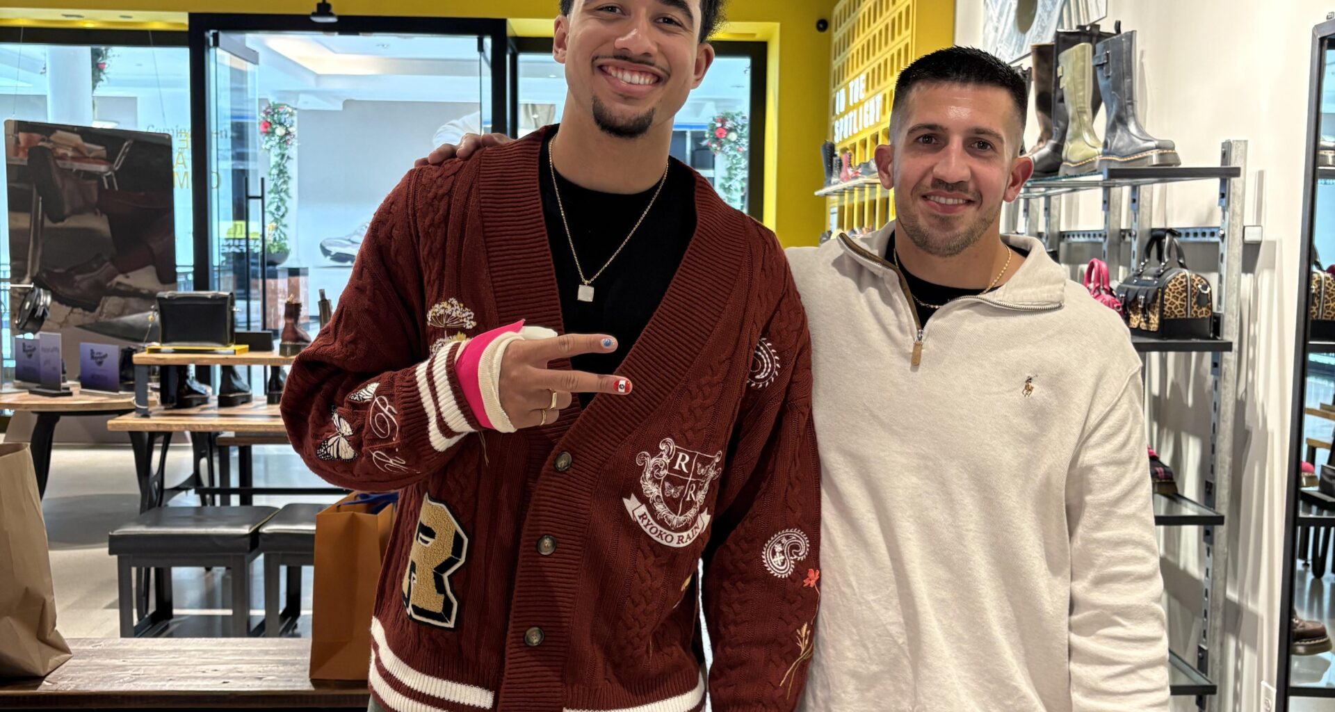 Jared buying some Docs at KOP Today