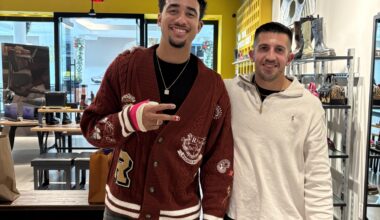 Jared buying some Docs at KOP Today