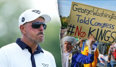Phil Mickelson mocks 'No Kings' movement in viral social media post