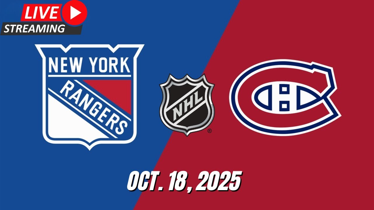 🔥 NHL LIVE 2025-26! Montreal Canadiens vs New York Rangers | Full Game Live | October 18, 2025
