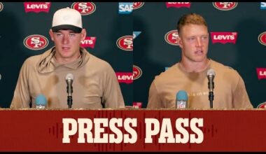 Jones, McCaffrey Focus on Growth After Loss in Week 6 | 49ers