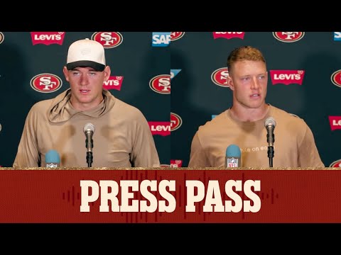 Jones, McCaffrey Focus on Growth After Loss in Week 6 | 49ers