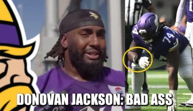 Vikings Guard Donovan Jackson is a BAD ASS 💪💪💪