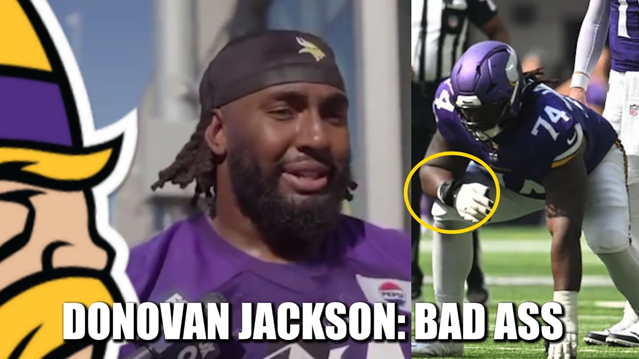 Vikings Guard Donovan Jackson is a BAD ASS 💪💪💪
