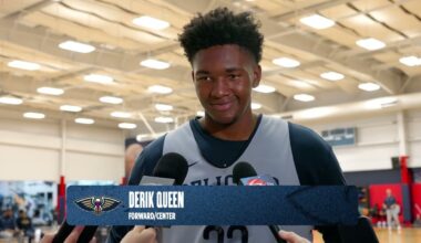Derik Queen on return to practice | New Orleans Pelicans
