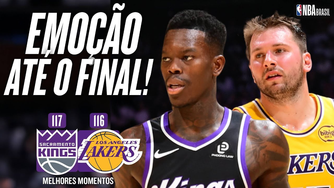 KINGS vencem os LAKERS em final de jogo INSANO - Melhores Momentos