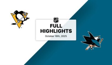 NHL Highlights | Penguins vs. Sharks | October 18, 2025