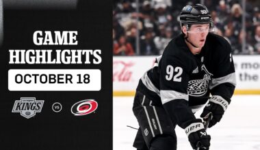 HIGHLIGHTS: LA Kings vs Carolina Hurricanes | NHL Game Highlights