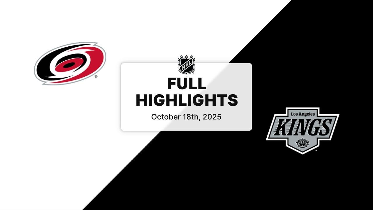 NHL Highlights | Hurricanes vs. Kings | October 18, 2025