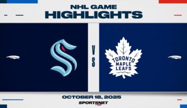 NHL Highlights | Kraken vs. Maple Leafs - October 18, 2025